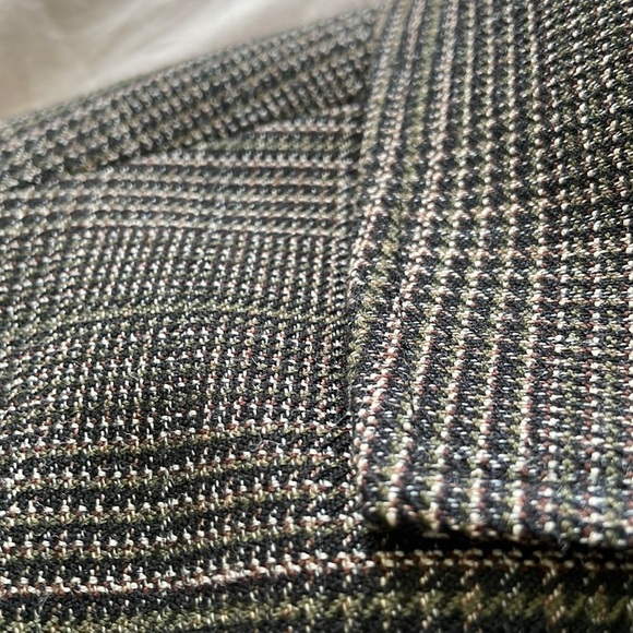 Lana Lee Vintage Pettite Black/Grey Plaid Short Jacket, Size 12 - Picture 10 of 16